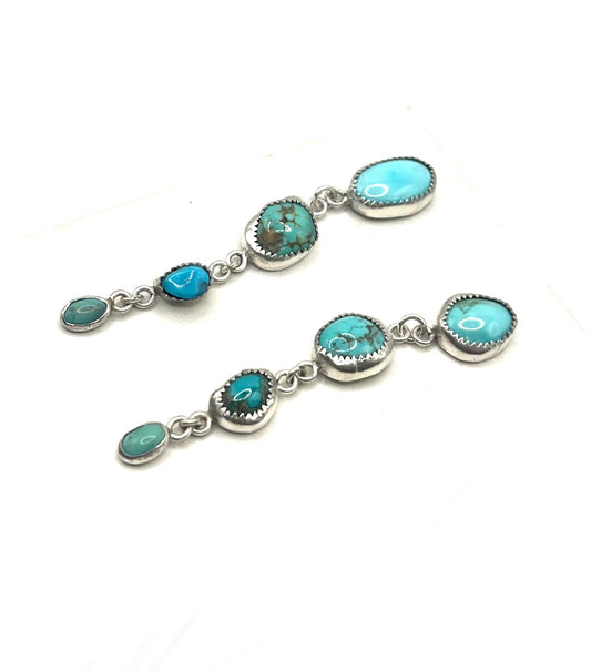 Drop Turquoise Studs 3