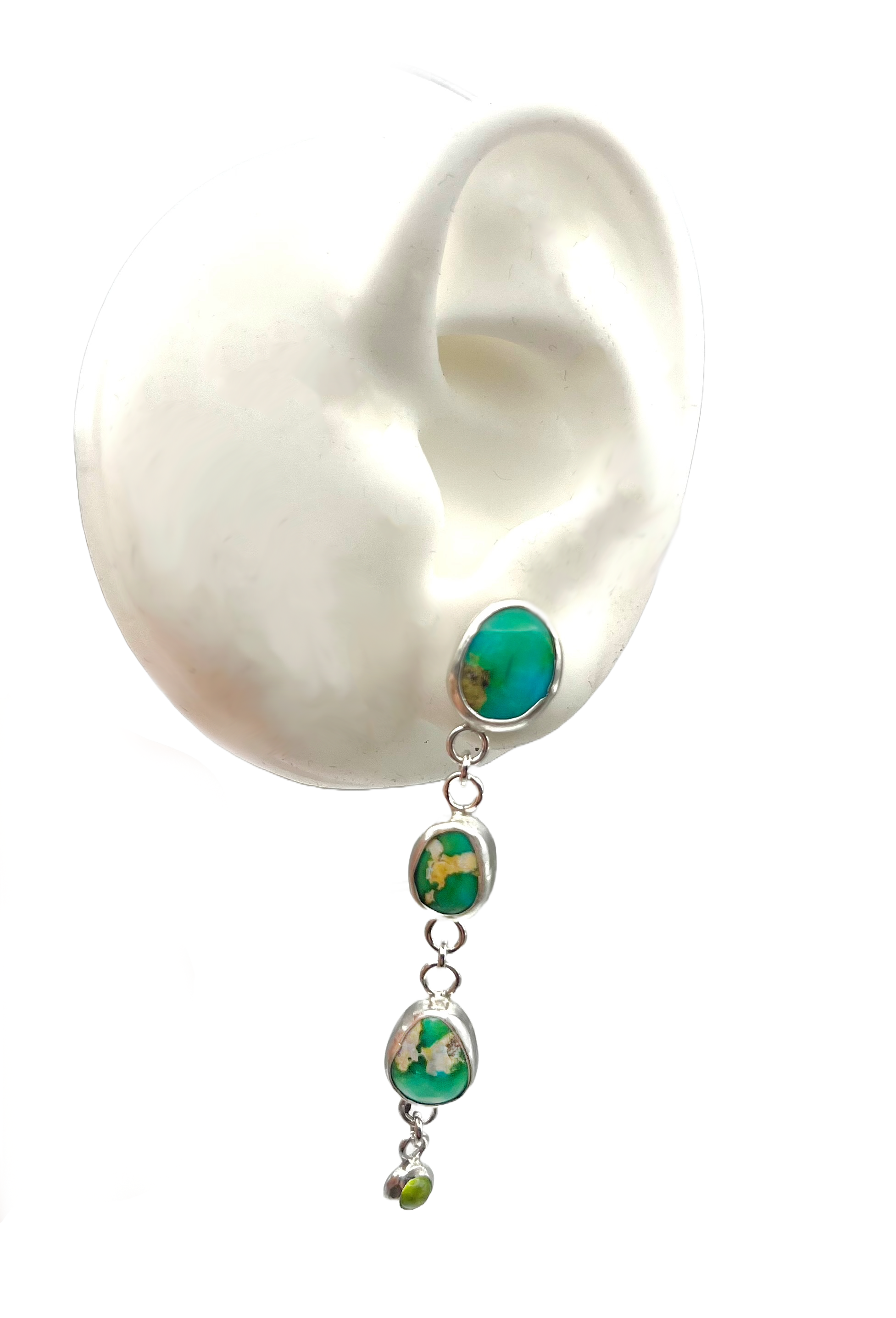 Sonoran Turquoise Drop Studs V
