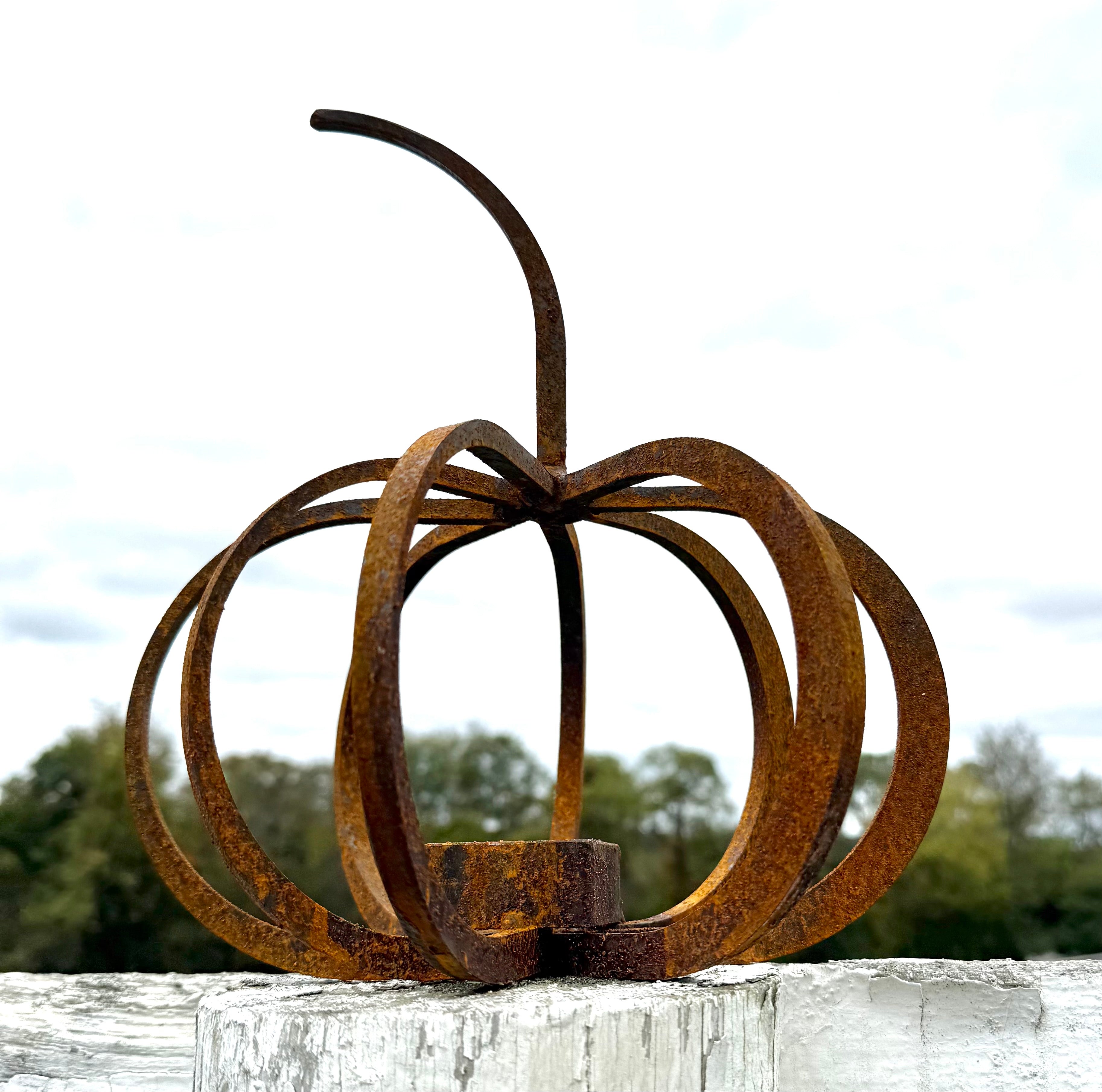 Steel Pumpkin Lantern