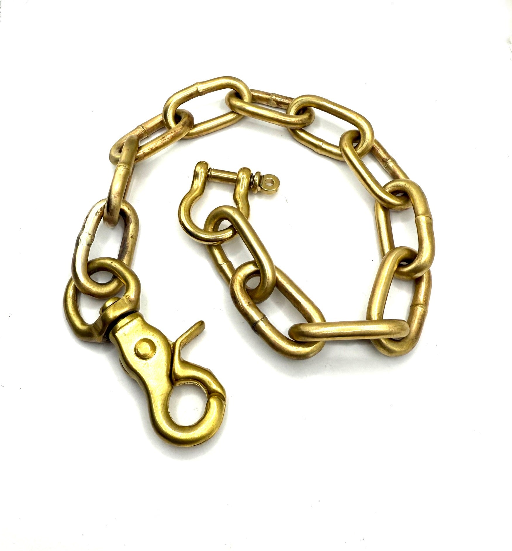 Solid Brass Wallet Chain
