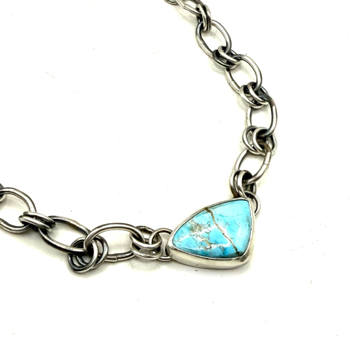 Quingu Blue Turquoise Necklace