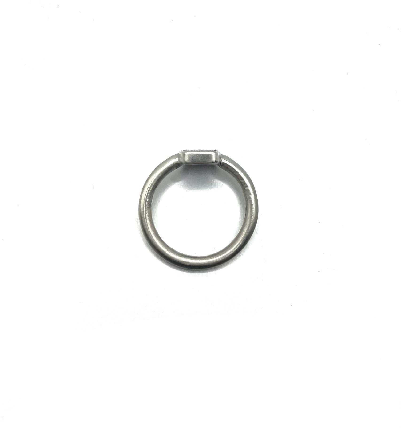 Ebony Inlay Sterling Ring