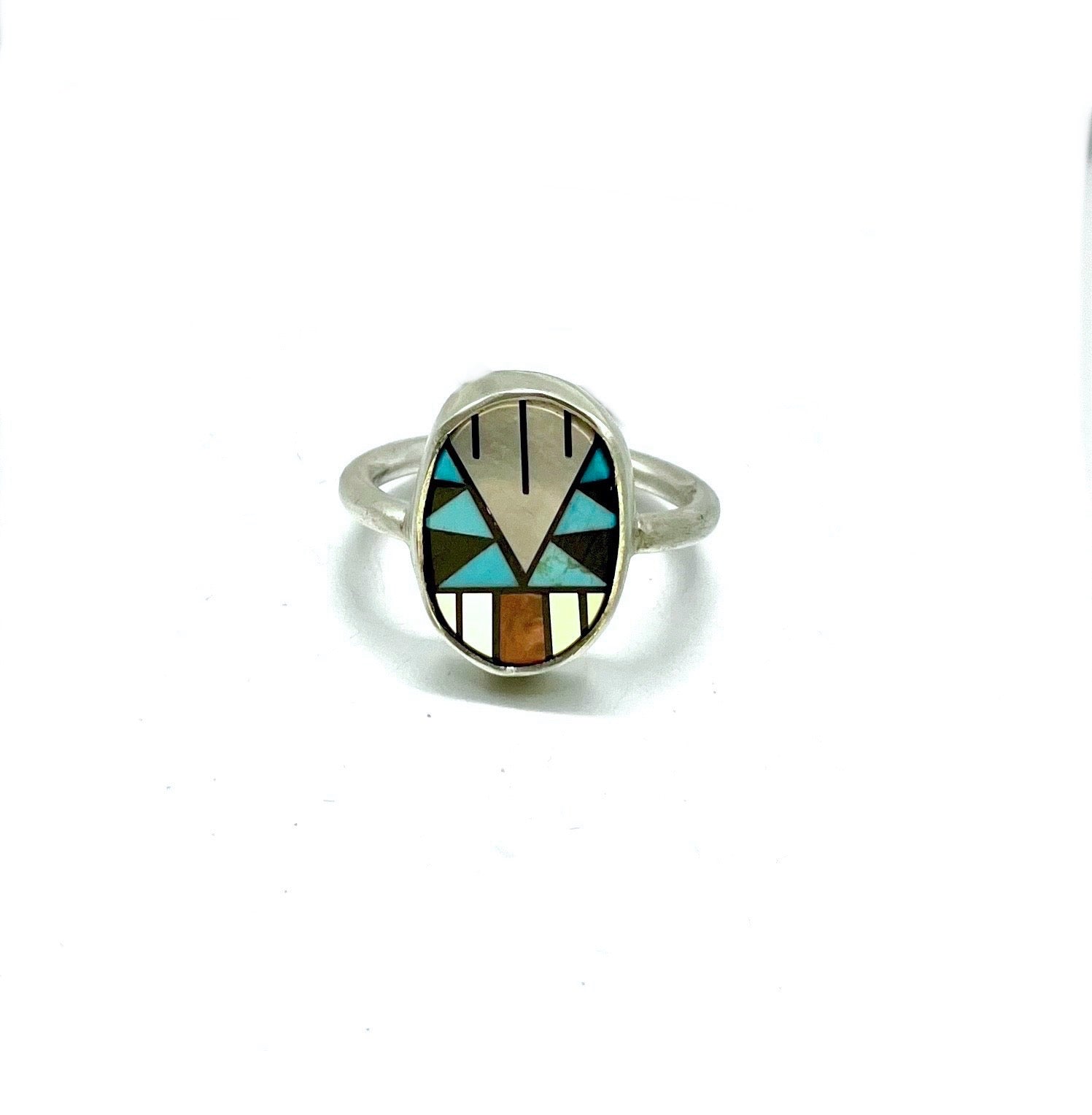 Zuni Design Inlay Ring
