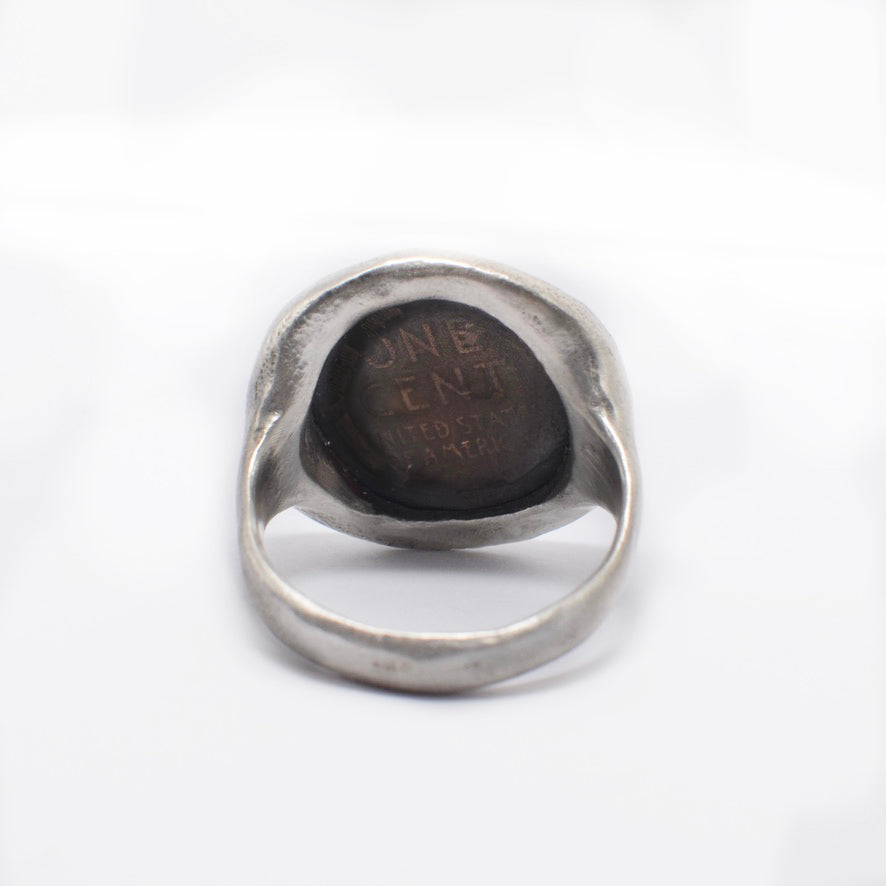 Abe Ring Spiral Penny Signet