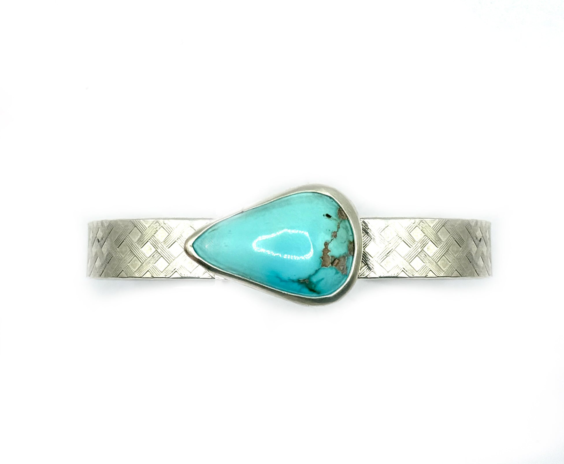 Blue Royston Turquoise Sterling Silver Cuff – Handmade Southwest-Inspired Jewelry