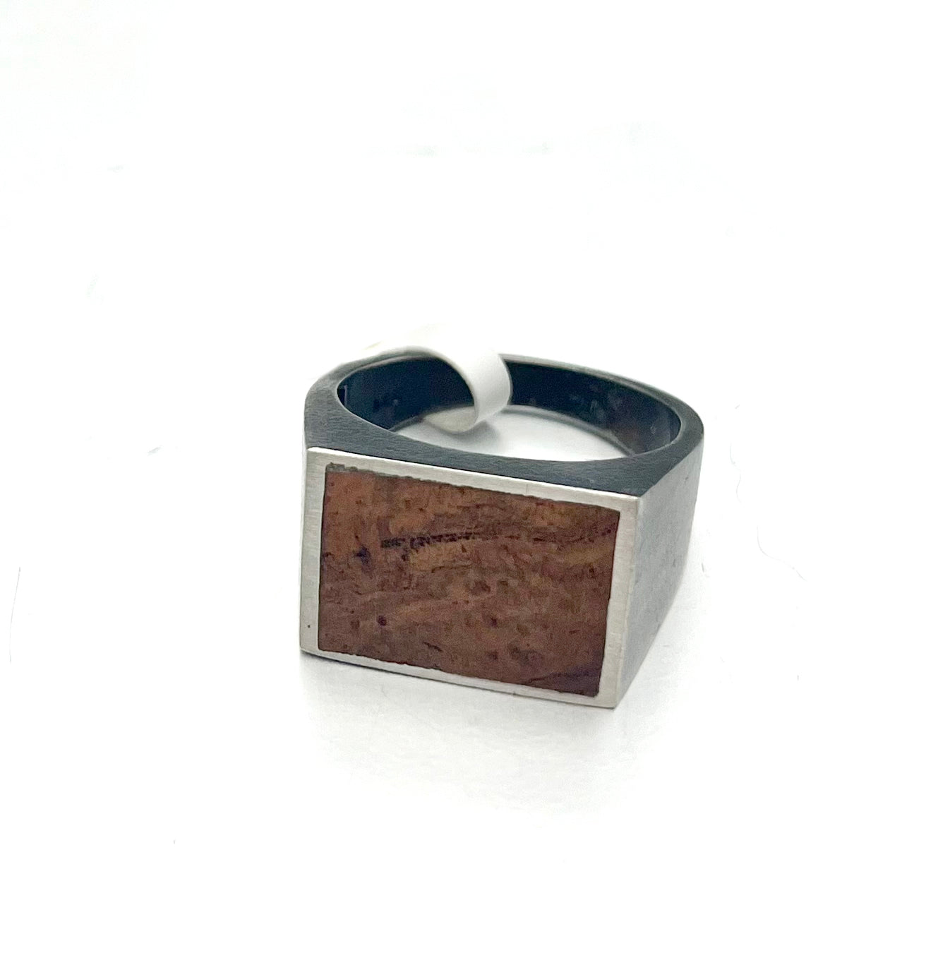 Cherry Signet Square Ring