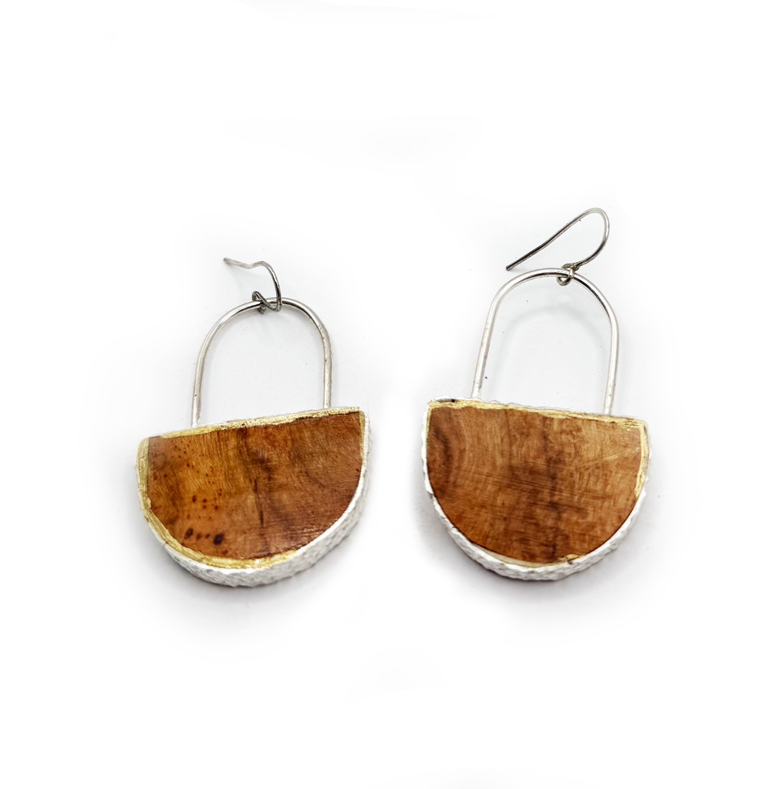 Cherry Sterling Boat Earring