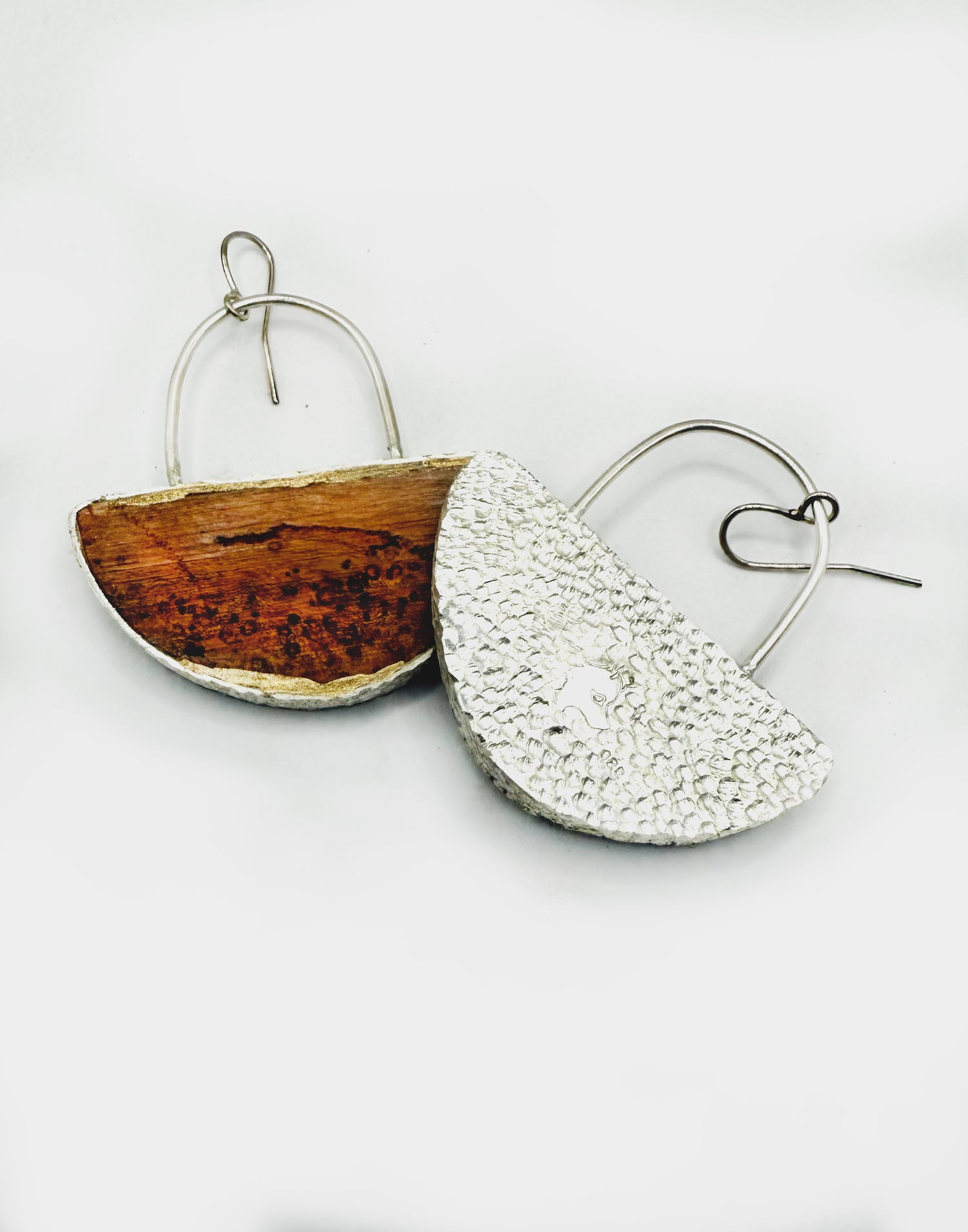 Cherry Sterling Boat Earring_ Large