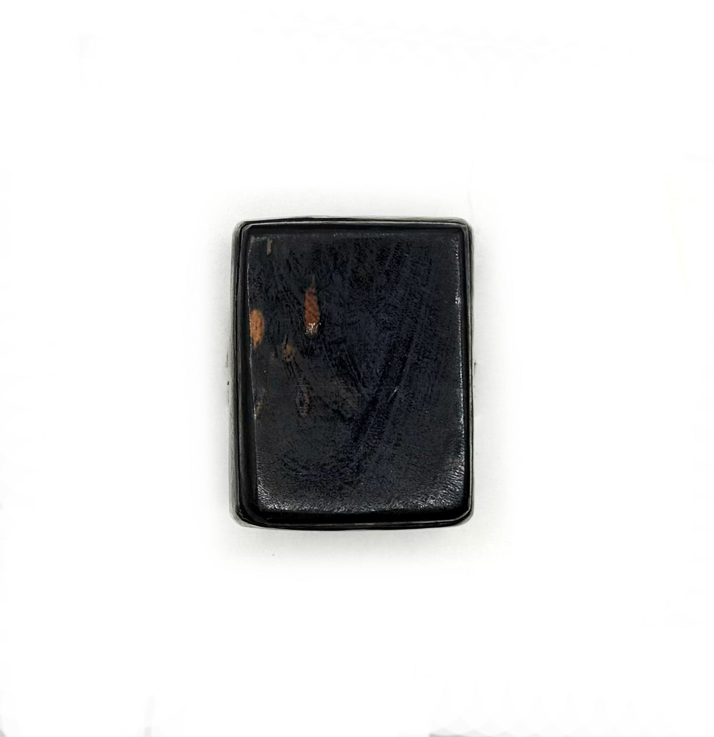 Ebony and Oxidized Sterling Silver with 14K Gold Signet Ring – Timeless Modern-Classic Jewelry