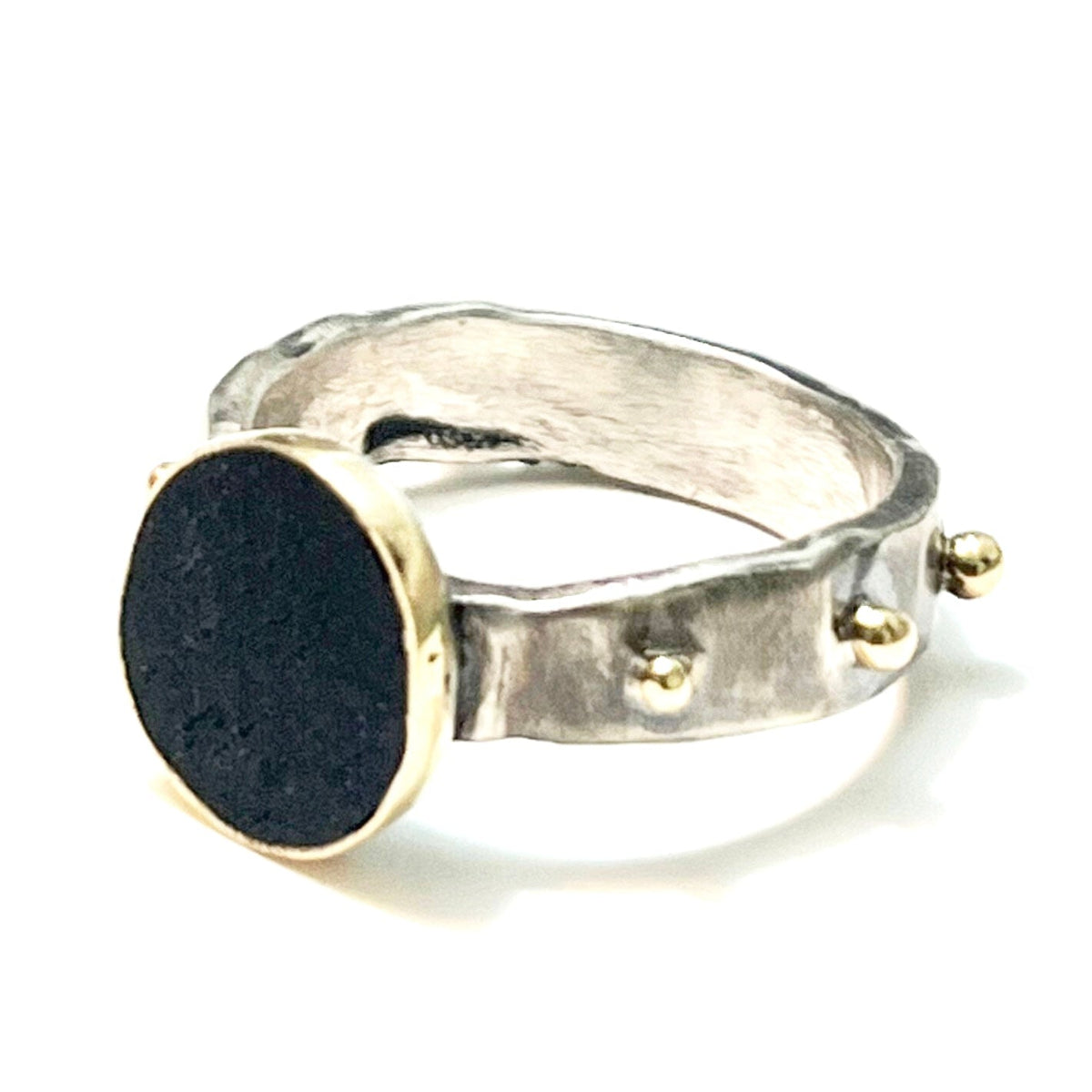 Ebony and Gold Ring