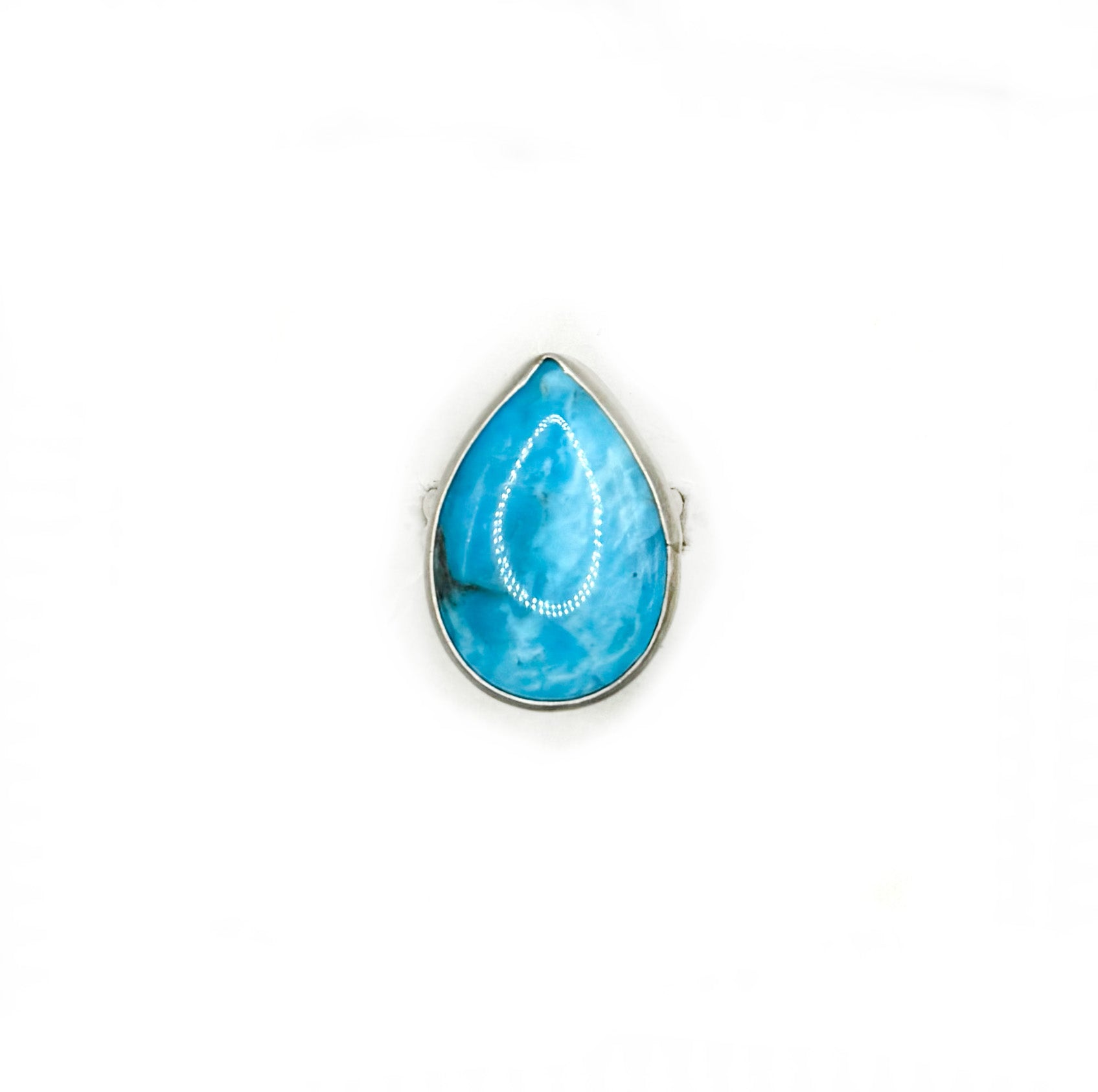 Kingman Turquoise Double Band Ring – Handcrafted Sterling Silver Southwest Jewelry